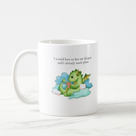 Mug Mon dragon et moi avons des projets (Gauche)