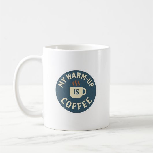 Mug Mon Échauffement Est Le Café (Gauche)