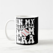 Mug Mon époque de maman de baseball Baseball Mama Fête (Gauche)