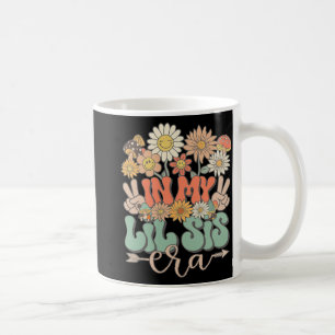 Mug Mon époque petite sœur florale hippie groovy rétro