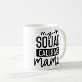 Mug Mon équipe m'appelle la Fête des Mères Mère Mignon (Devant droit)