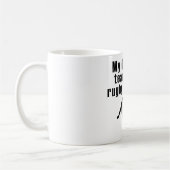 Mug Mon équipe potable a un problème de rugby (Gauche)