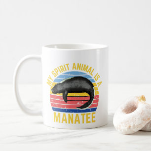 Mug Mon Esprit Animal Manatee Drôle