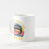 Mug Mon Esprit Animal Manatee Drôle (Devant gauche)