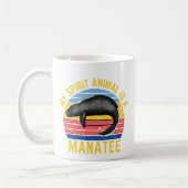 Mug Mon Esprit Animal Manatee Drôle (Gauche)