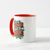 Mug Mon esprit de Noël est Bière-89379 (Devant gauche)