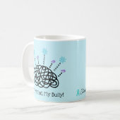 Mug Mon esprit, ma boue de syndrome de Tourette #2 (Devant gauche)