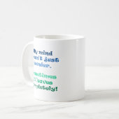 Mug Mon esprit n'erre pas simplement (Devant gauche)