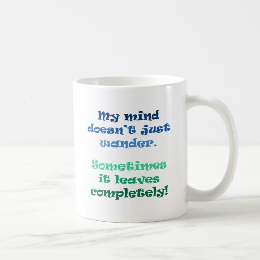 Mug Mon esprit n'erre pas simplement (Droite)