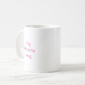 Mug Mon favori (Devant gauche)