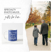 Mug Mon Favori Call Me Papa Photo Grandkids Blue
