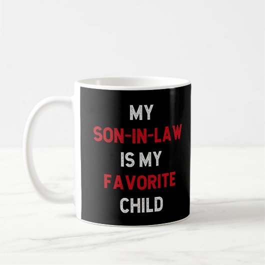 Mug Mon Fils En Droit Est Mon Enfant Préféré (Gauche)