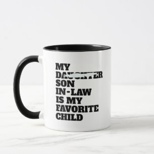 Mug Mon Fils En Droit Est Mon Enfant Préféré Amusant