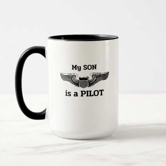 Mug Mon fils est pilote (Gauche)