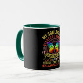 Mug Mon fils m'a laissé de beaux souvenirs Son Guardia (Devant gauche)