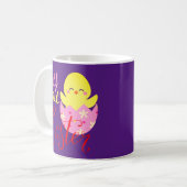 Mug MON FIRST EASTER drôle cadeau de poussin de pâques (Devant gauche)