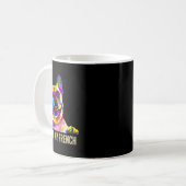 Mug Mon French - Pop Art Fun Frenchie Bouledogue Franç (Devant gauche)