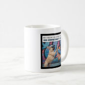 Mug Mon Frenchie comprend mon sarcasme Cadeau de maman (Devant droit)