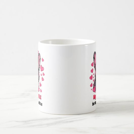 Mug Mon Frenchie est mon chien Valentine mignonne drôl (Centre)