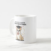 Mug Mon Frenchie est plus intelligent que votre élève  (Devant gauche)