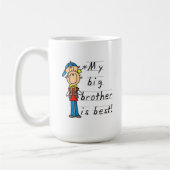 Mug Mon frère est les meilleurs T-shirts et cadeaux (Gauche)
