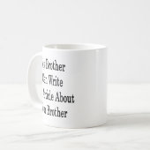 Mug Mon frère peut écrire un article concernant votre (Devant gauche)