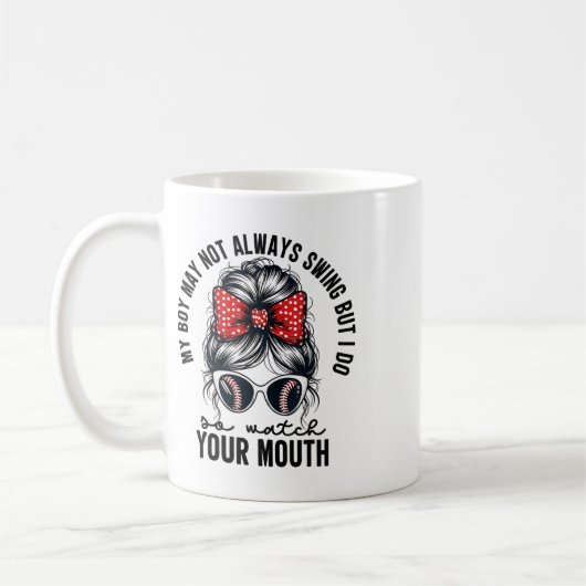 Mug Mon Garçon Ne Chante Peut-Être Pas Toujours, Mais (Gauche)