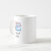 Mug Mon genre de licorne bleue bizarre (Devant gauche)