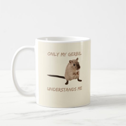 Mug Mon Gerbil me comprend drôle Gardien maman (Gauche)