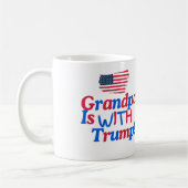Mug Mon Grand-Père Est Avec Donald Trump (Gauche)