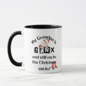 Mug Mon grand-père est GenX et roche toujours les chau (Gauche)