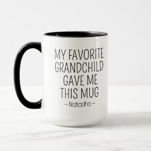 Mug Mon Grand-Père Favori Mon Petit-Enfant Favori M'A 