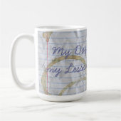 Mug Mon Griffon a mangé mon plan de leçon (Gauche)