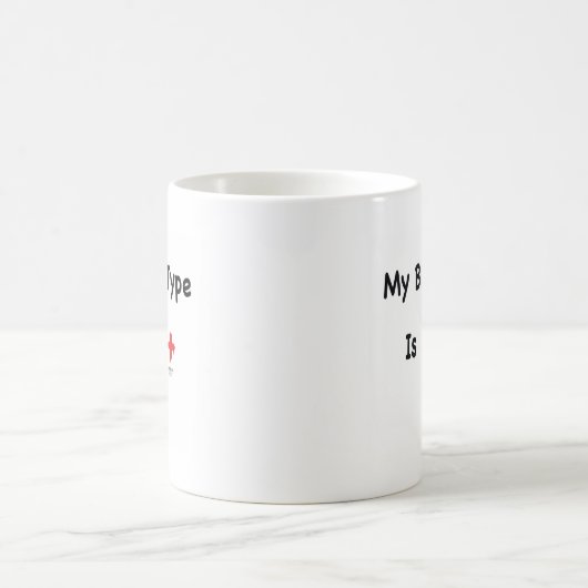 Mug Mon groupe sanguin est c++ (Centre)