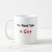 Mug Mon groupe sanguin est c++ (Gauche)