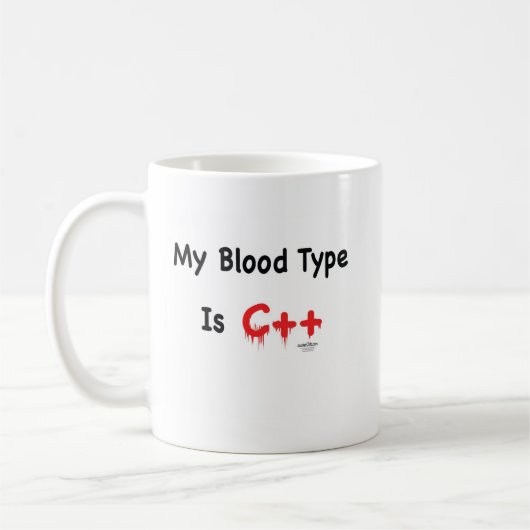 Mug Mon groupe sanguin est c++ (Gauche)