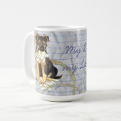 Mug Mon GSD a mangé mon plan de leçon (Devant gauche)