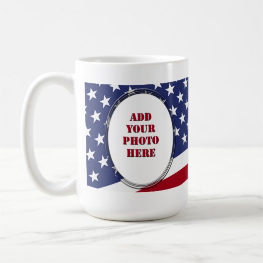 Mug Mon héros - Ajouter votre photo (Gauche)