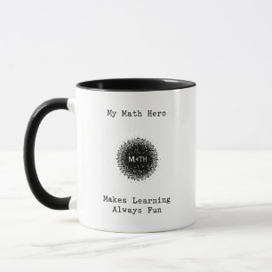 Mug Mon héros de maths rend l'apprentissage toujours a