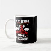 Mug Mon Héros Est Maintenant Mon Ange Sang Cancer Nuag (Gauche)