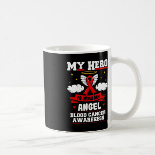 Mug Mon Héros Est Maintenant Mon Ange Sang Cancer Nuag