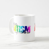 Mug Mon héros mon fils - autisme (Devant gauche)
