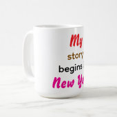 Mug Mon histoire commence à New York (Devant gauche)