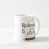 Mug Mon histoire est celle de la rédemption Citation d (Devant droit)