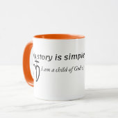 Mug Mon histoire est simple (Devant gauche)