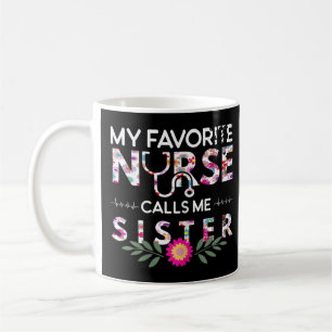 Mug Mon Infirmière Préférée M'Appelle Famille Soeur Co