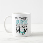 Mug Mon infirmière préférée m'appelle le cadeau RN de (Gauche)