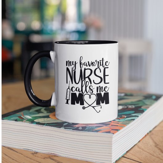Mug Mon infirmière préférée m'appelle maman -