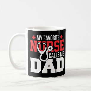 Mug Mon infirmière préférée m'appelle papa père & #39