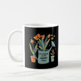 Mug Mon Jardin Est Mon Endroit Heureux Funny Jardina